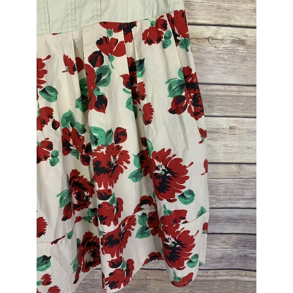 Kimchi Blue UO Size 10 Pleated Floral Boho - Picture 5 of 8